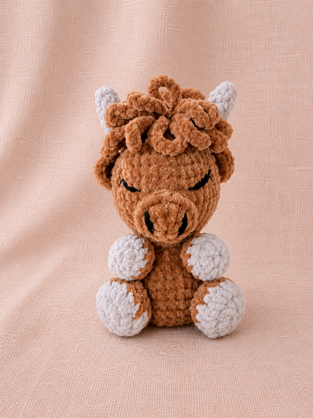 Vache Highlang endormie